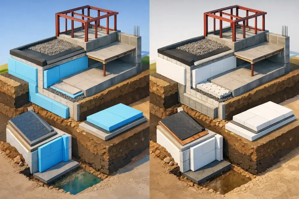 Diferencia entre XPS y EPS en la Construcción